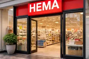 Ingang van HEMA in Best
