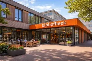 Bedrijven in Best Ingang van een bibliotheek in Best, Nederland